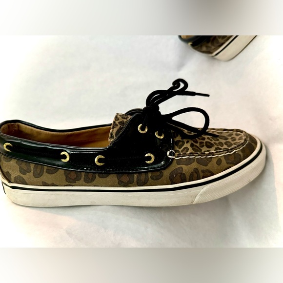 Sperry Top=Slider Leopard Shoes - Picture 6 of 16